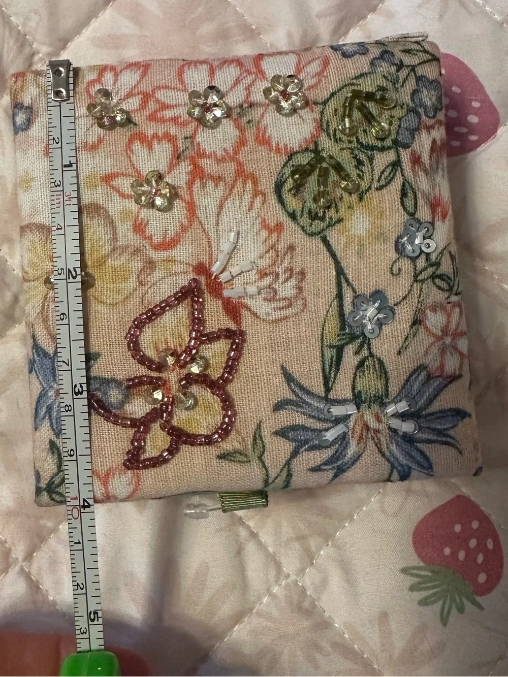 Embellished Floral Jewelry Box - Pastel Multi